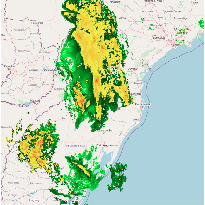 Chuva radares