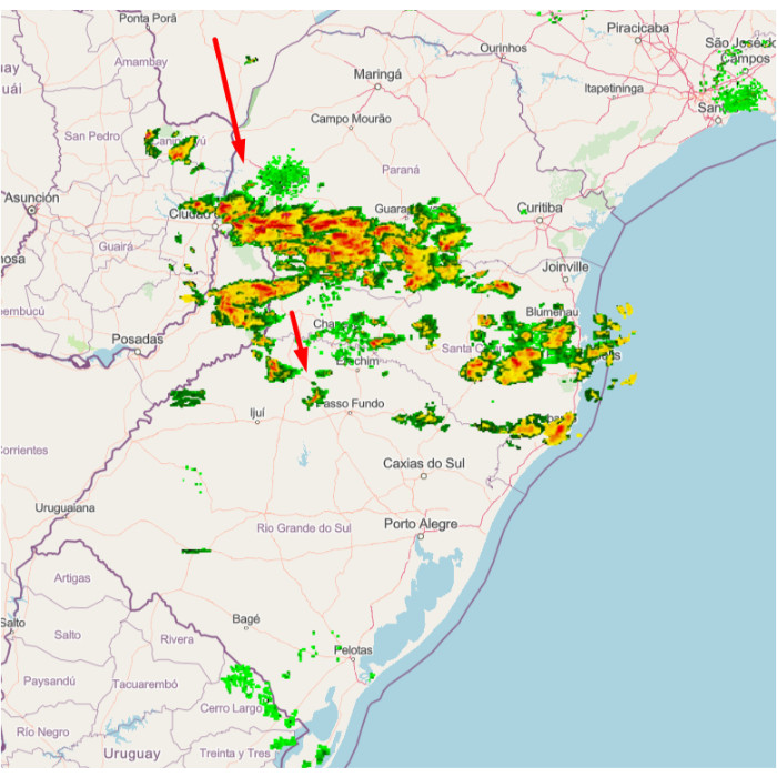 Chuva Radares