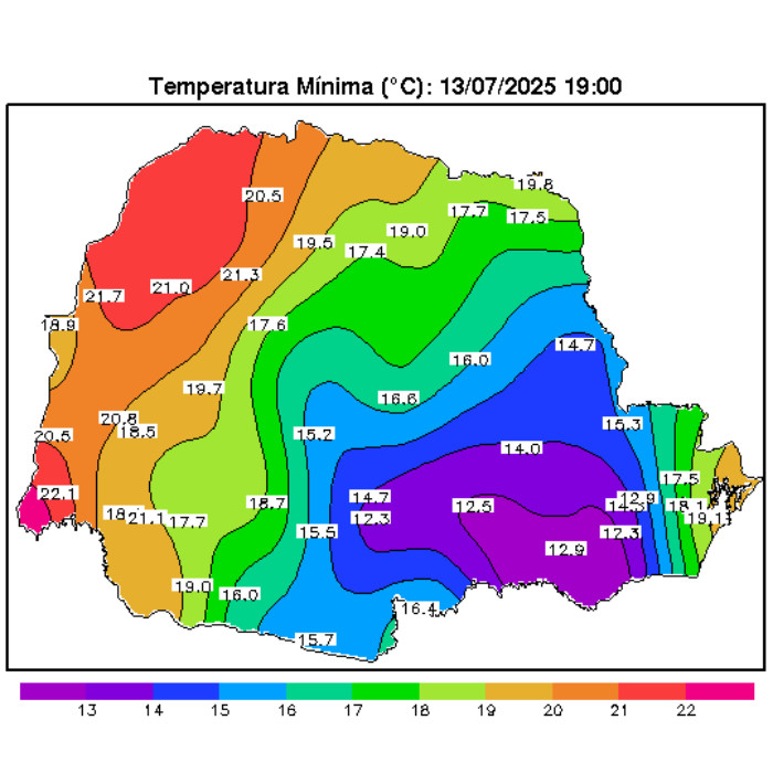 Temperaturas °C
